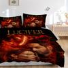 Luzifer: Dunkles Romantik Bettwäsche-Set Bettbezug Geschenk für Schlafzimmer, Enthält 1 Bezug und 2 Kissenbezüge, Ohne FüllungB274