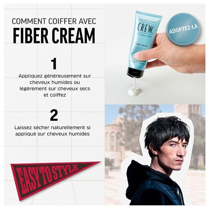 Gel de fixation - american crew - fiber - 100 ml - fixation moyenne - brillant