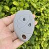 2 3 Buttons Silicone Car key cover Shell for Toyota Malaysia Truguard VG Alarm Cobra for Renault Logan Remote key Accessories