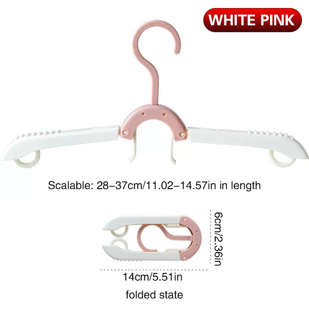 Travel Folding Clothes Hanger Mini Portable Clothes Support Hanger Household Storage Hangers