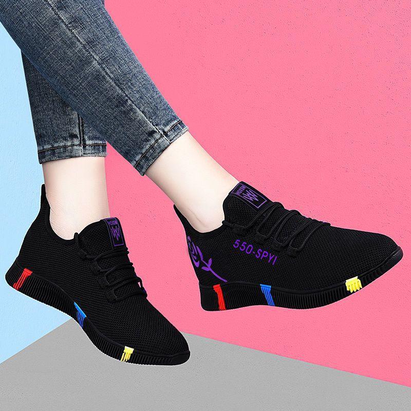 Cloth Shoes Women's Shoes Flat Shoes Casual Work Shoes Mesh Shoes Soft Sole Sports Shoes Non-slip