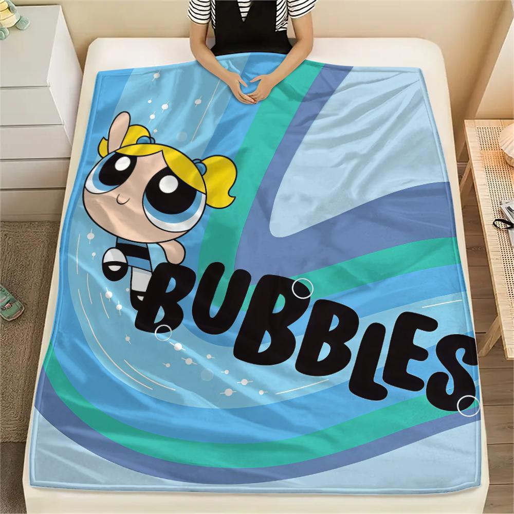 

Powerpuff Girls Bubbles Sweet Blanket, Powerpuff Girls Fan Cozy Throw, Great Gift.chl 75x90cm