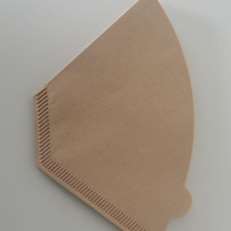 100-Pack Fan-Shaped Coffee Filter Papers for Pour-Over Drip Machines U101 Natural 50 pcs