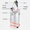 2L/5L/10L Colorful Real Stone Paint Spray Gun Pressure Pot Set