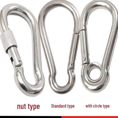 Stainless Steel 304/316 Latch Carabiner Safety Snap Hook