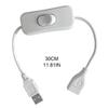withSwitch USB Male To Female Extension Cable Chaging Data Transfer 4core Wire for Small Electronics Power Apply