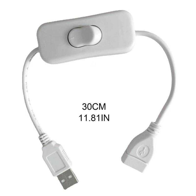withSwitch USB Male To Female Extension Cable Chaging Data Transfer 4core Wire for Small Electronics Power Apply