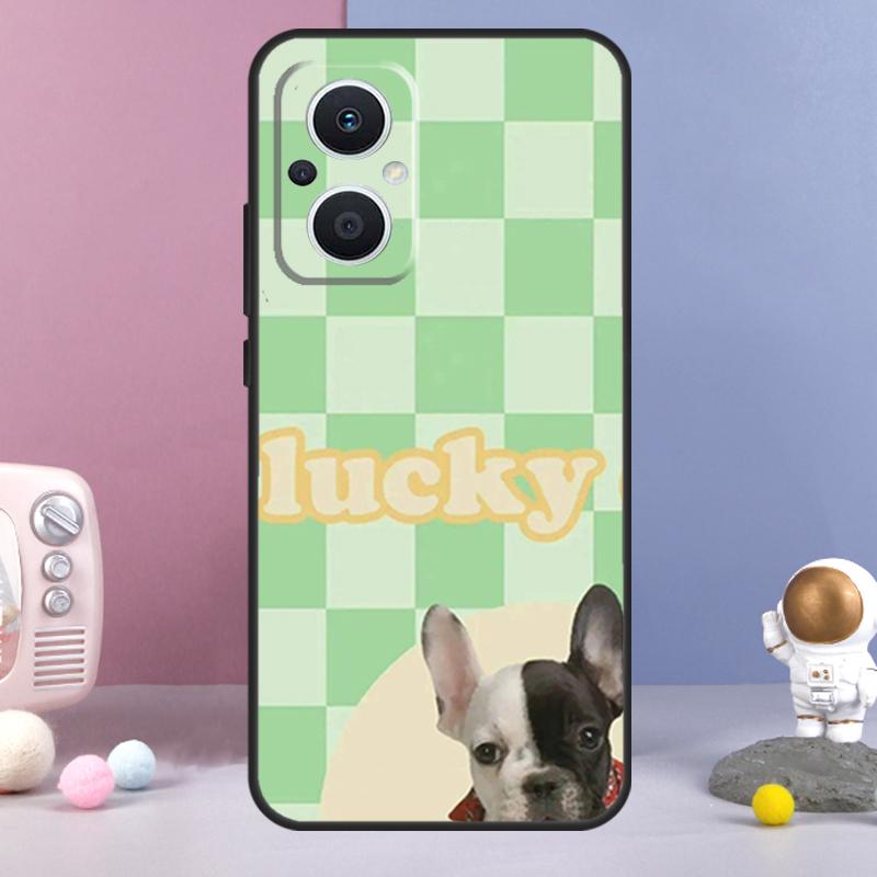 French Bulldog Case For OPPO Reno8 T Reno 7 4 5 6 Lite 10 Pro 4Z 5Z OPPO Find X5 Pro X6 X2 X3 Lite Cover