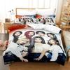 3D Print Kpop NMIX Beding Set 3D Printed Suitable for Bedrom Soft with Soft Fabric Duvet Cover Set With Pilowcases Children Kids Home Textile