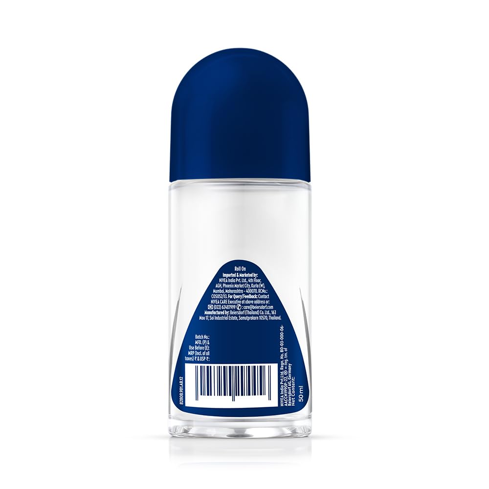 NIVEA MEN Fresh Active 50ml Deo Underarm Roll On | With Fresh Ocean Extracts Scent| 72 H Freshness
