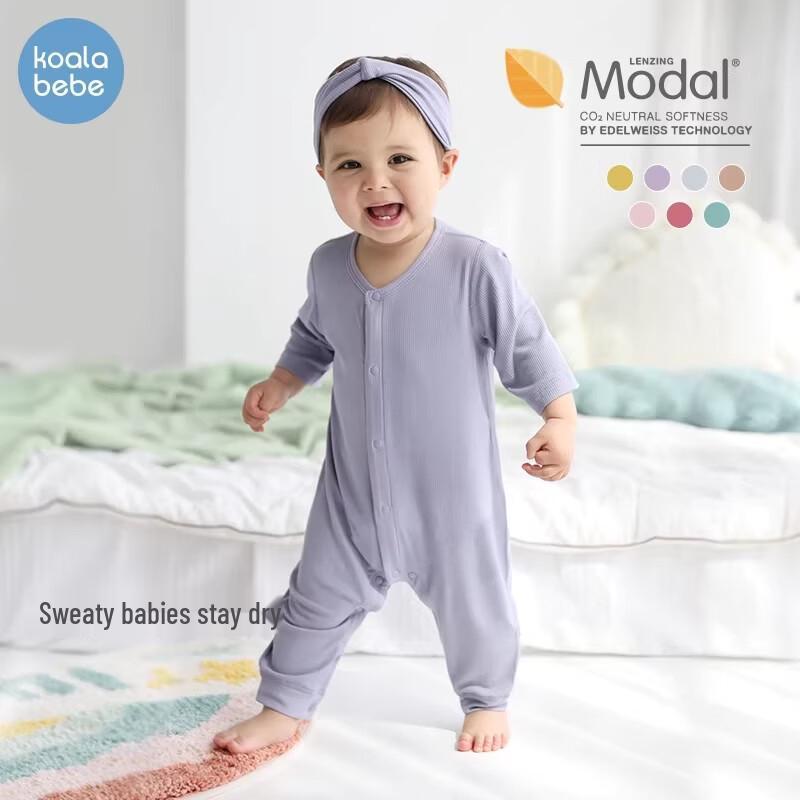 

Koala Bebe Классический модальный боди с коротким рукавом для младенцев 73