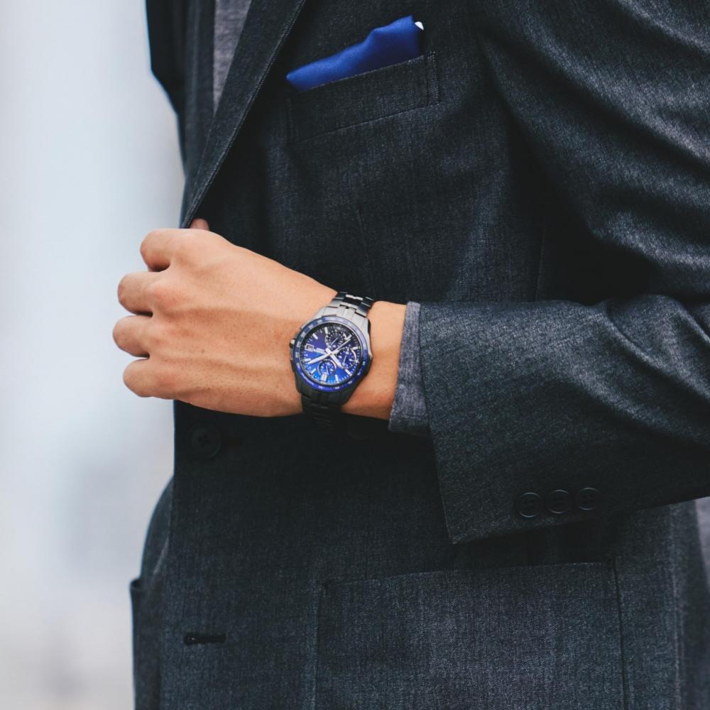 [Casio] Oceanus Manta Bluetooth Radio solární safírový skleněný rámeček OCW-S7000B-2AJF pánské černé