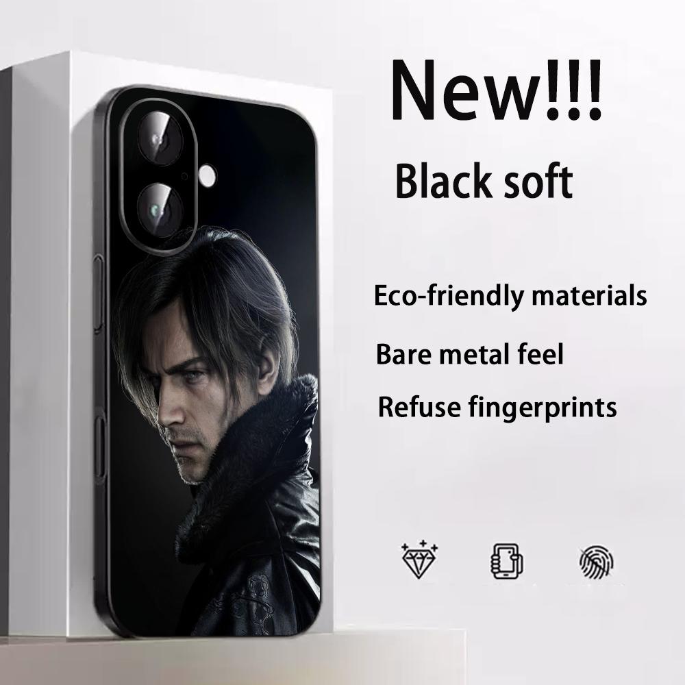 Resident Evil 9 Hot Game Poster Phone Case For iPhone 17 16 E 15 14 13 12 Plus Mini Pro Max Soft Black Shockproof Cover