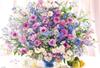 [Made In Japan] 1000-piece Jigsaw Puzzle "Yasaragi No Healing Bouquet" (49 X 72 Cm)