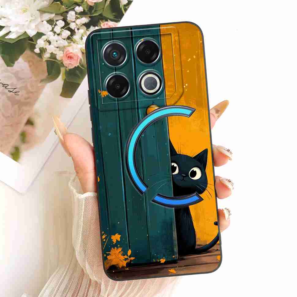 For Infinix GT 20 GT20 Pro Case Lucky Cute Cat Rabbit Cartoon Pattern Back Cover For Infinix GT 20Pro X6871 Phone Shell Coque