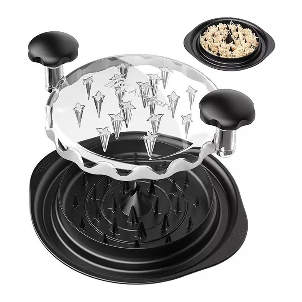 

Большая куриная мясорубка с прозрачной крышкой, куриная мясорубка, измельчение, разделение, разрывание и набивка, кухонные принадлежности black