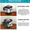 16 Lines 4D Laser Level Green Line SelfLeveling 360 Horizontal And Vertical Super Powerful Green Laser Level APP Control New