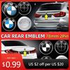 Interior Mouldings 1pcs 78mm 2 Pins 51141970248 Car Rear Boot Trunk Emblem Badge Logo Accessories for E66 E53 X5 E71 F25 E70