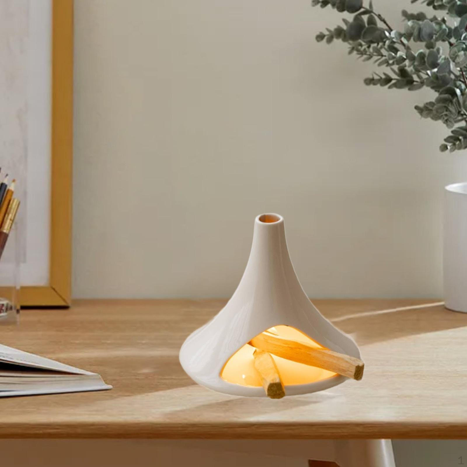 

Подставка для благовоний, курильница, керамический подарок, домашний декор, украшение для ловца благовоний, уникальная горелка для оптовой продажи белый