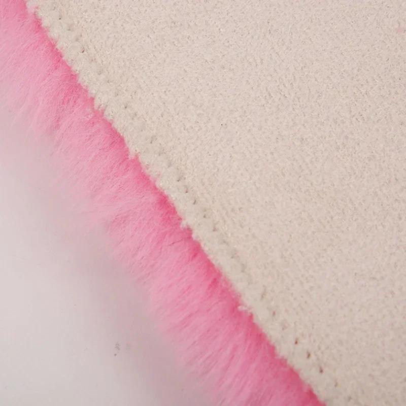 Universal Soft Furry Plush Armrest Box Pads Cover Center Console Polyester Armrest Pad Cushion Winter Car Interior Accessories