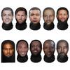 3D Printed Cosplay Headwear Fashion Elastic Mesh Full Face Mask Realistic Funny Cosplay Props Halloween Decor Unisex Men Women