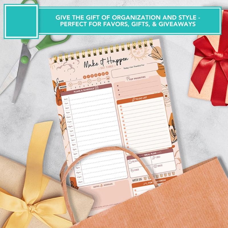 Daily To-do-list Planner Coil-binding Planner Daily Weekly Planner To-do-list Notebook Personal Appointment Book Diary