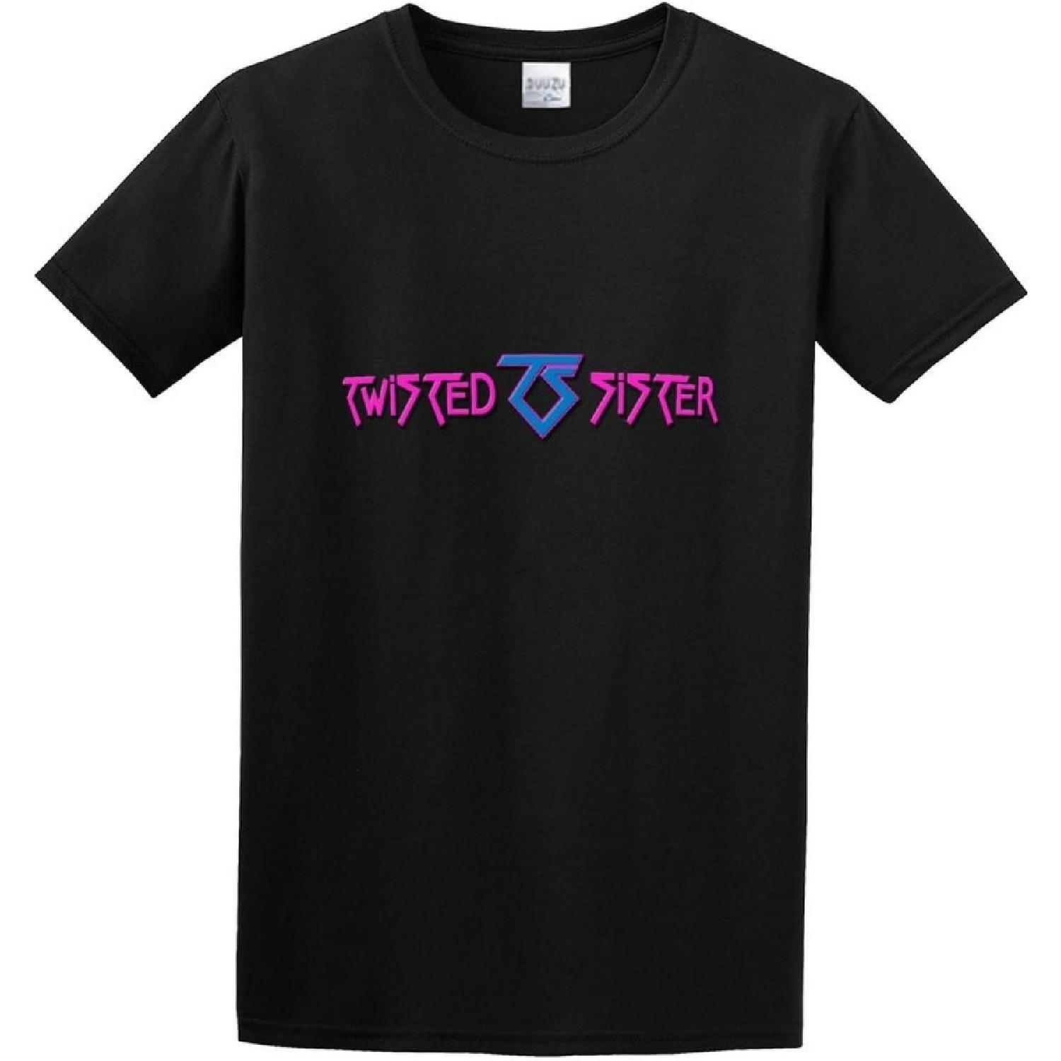 SHANGGUWEI Twisted Sister Logo Mens Cotton Tshirt XXXXXL разноцветный