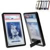 2-in-1 PSA/CGC Graded Card Protective Box with Stand Transparent Card Protective Case Double-sided Glass Durable