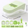 7/17 in 1 Multifunctional Vegetable Chopper - Food Grate Vegetable Slicer Food Dicer Cut Kitchen Items for Cooking & Meal Prep