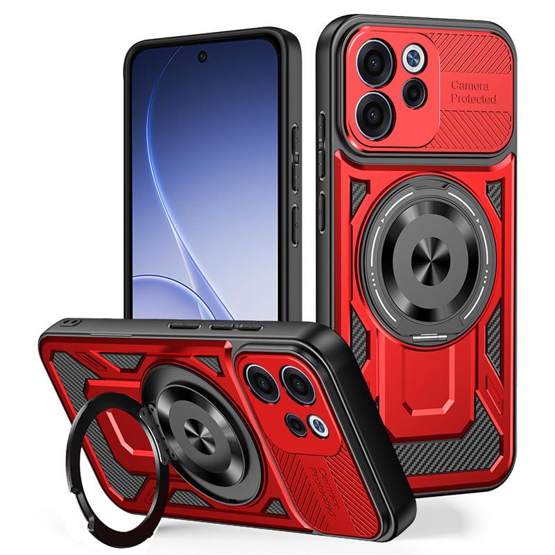 Applicable to OPPO Reno15Pro excellent armor magnetic mobile phone case Realme15Pro bracket anti-drop protective case G04