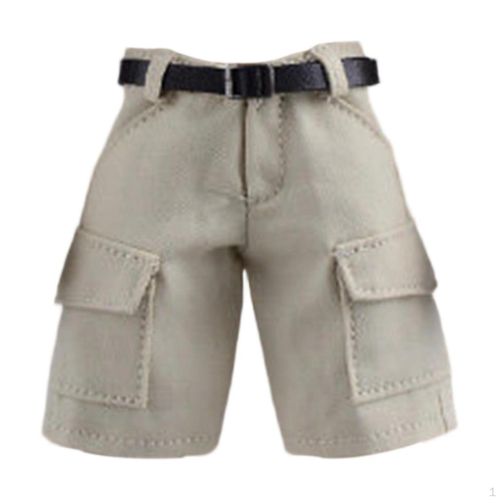 Action Figure Short Pants Dress Wearable Doll Costume Muscular Male for 1:9 1:12 Scale