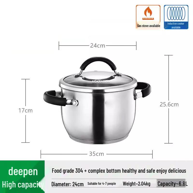 Sule 304 Stainless Steel Soup Pot