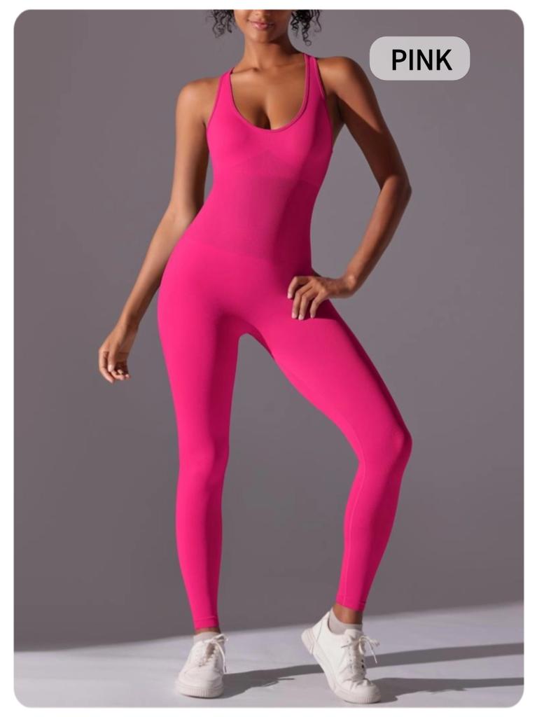 Damen Fitness Sets, Damen Yoga Kleidung, Sportbekleidung, Damen Sport Overalls, Dehnbare Fitnesskleidung, Sexy Tanktop Stil Overalls