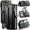 Crossbody Zipper Wallet Case For Samsung Z Fold7/Z Fold5 - PU Leather Card Holder Flip Cover