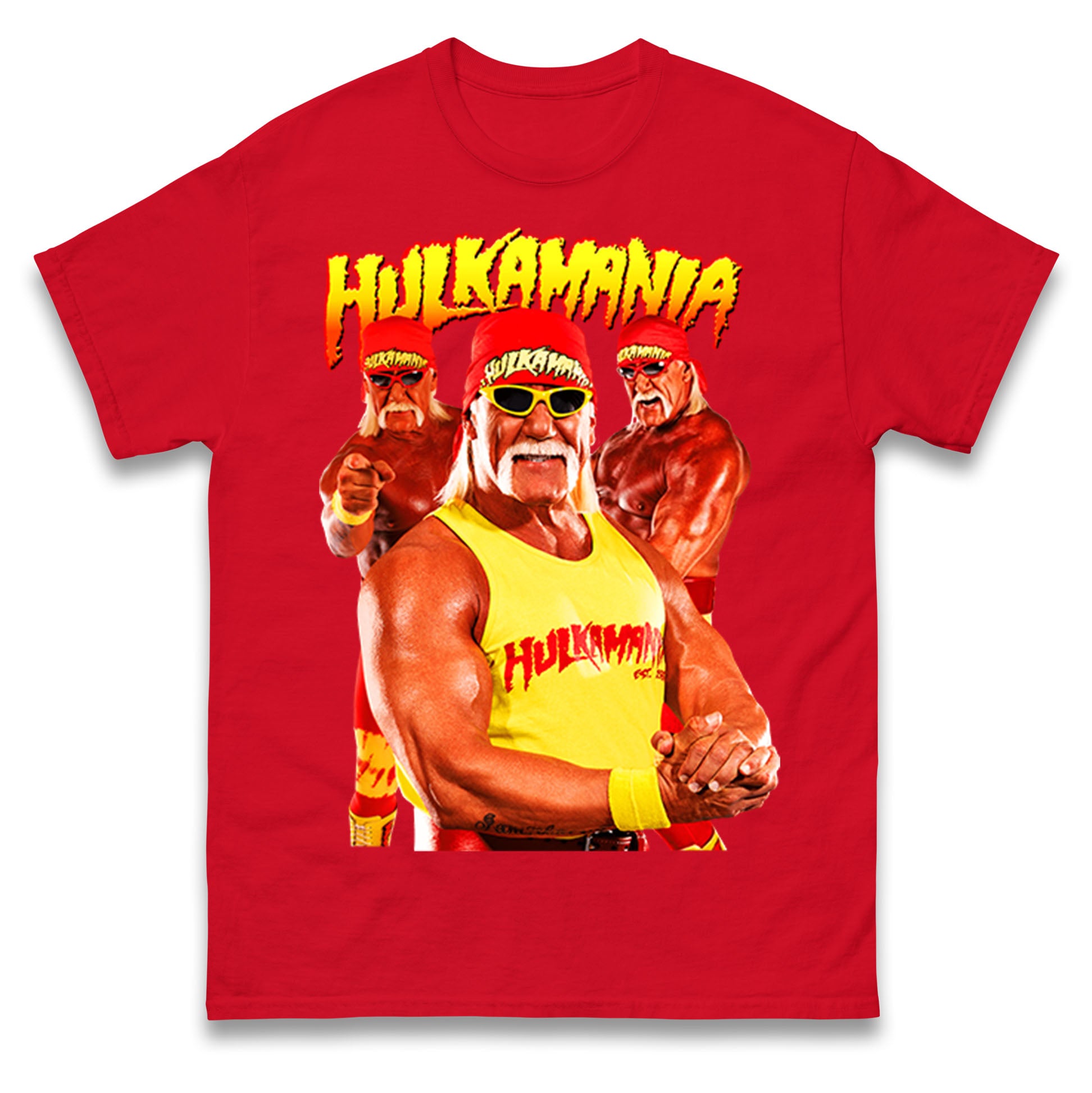 Hulk Hogan Hulkamania Mens T Shirt Womens Tops Tees L