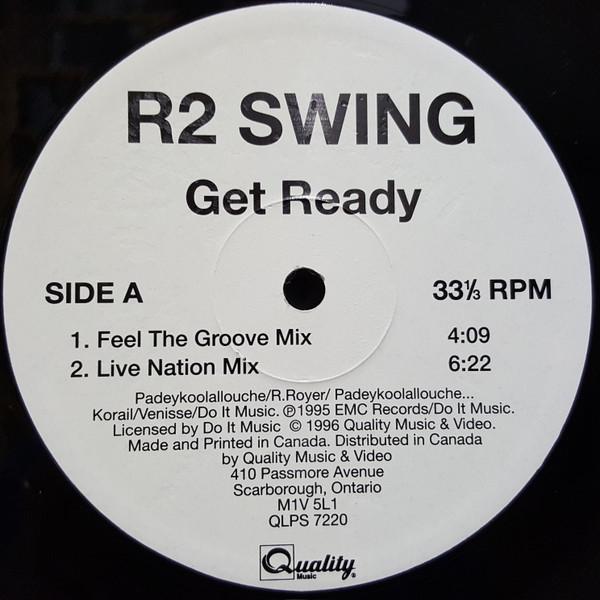 

12inch Record R2 SWING Get Ready QLPS7220PROMO Quality Music 1996 Canada Dance Electronica Used