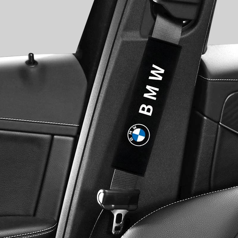 Car Interior Seat Belt Protector Comfortable Breathable Cotton Seat Belt Cover For BMW M POWER X3 X5 X6 E36 E46 E90 E60 E87