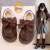Girls winter shoes cotton leather shoes winter new children beanie shoes girls princess big cotton shoes velvet loafers