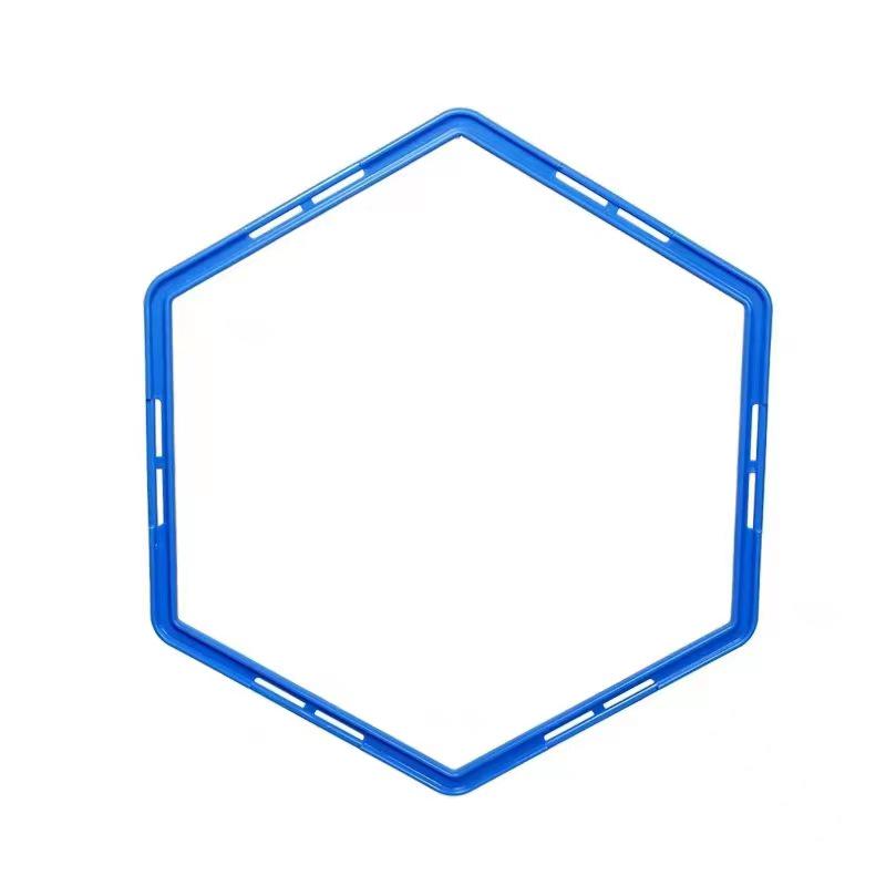 Hexagonal Agility Ring: Multi-functional Training Aid for Kids' Fitness and Sports