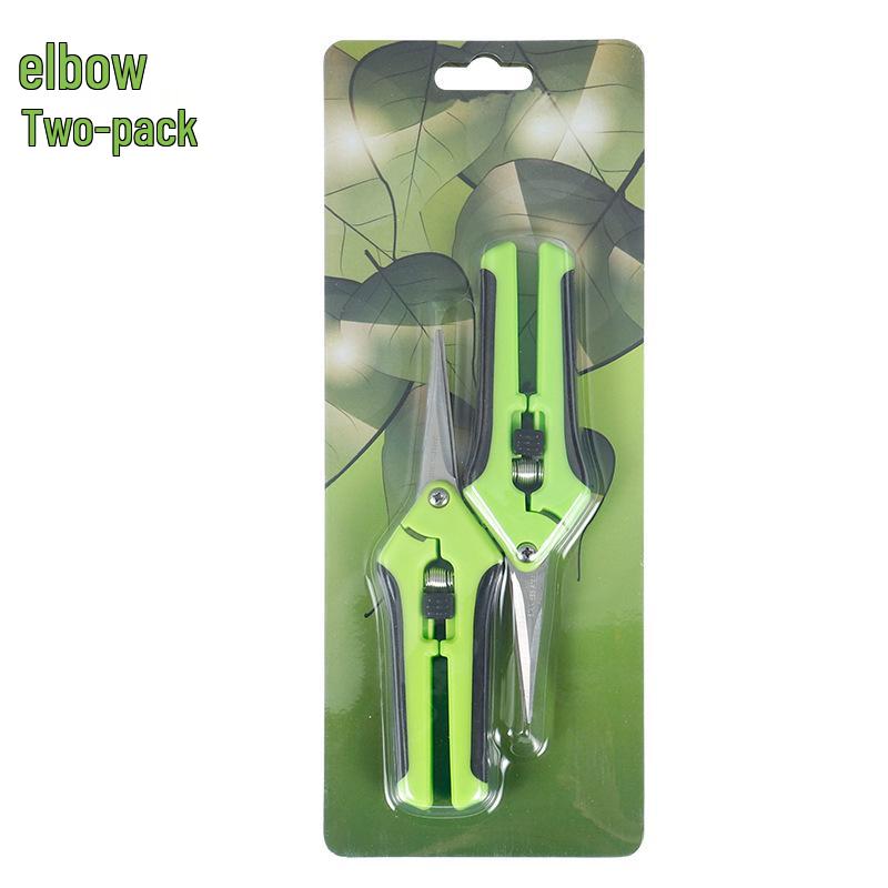 Stainless Steel Straight Head Pruning Shears for Flowers, Branches, and Fruit Trees.