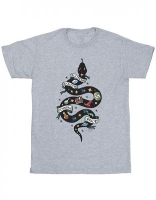 Girls Slytherin Sketch Cotton T-Shirt