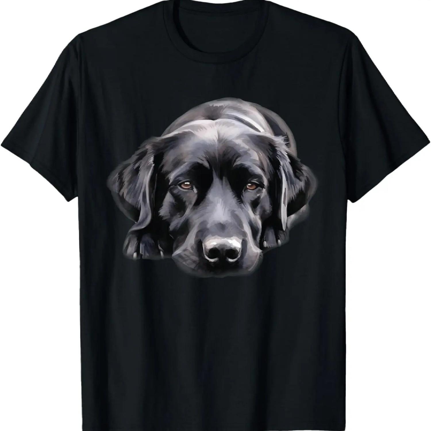 Black Labrador Dog Sleep, Black Lab Dog Owners Lover Funny T-Shirt S чёрный