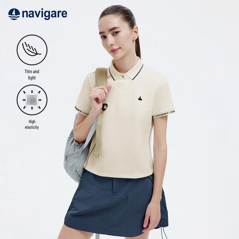 Navigare Women s Lightweight Summer Polo Shirt S