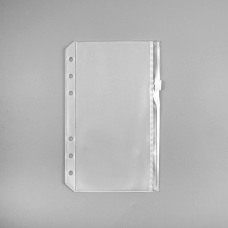 A6 Loose-Leaf Notebook Planner with Sticker Album, Zipper Storage, and 6-Hole Refill Pages