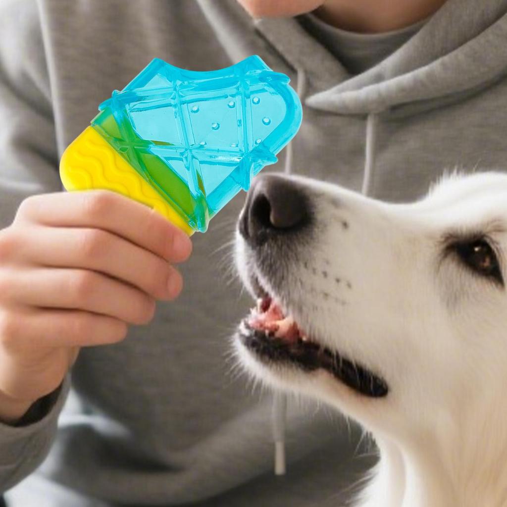 Summer Cool Dog Ice Stick Cooling Pet Supplies Water Injection FrozenPopsicle Chewing Toys Dog Teething Toy Set