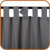 Garden Terrace Curtain Terrace Garden Curtains R 155X220 Grey