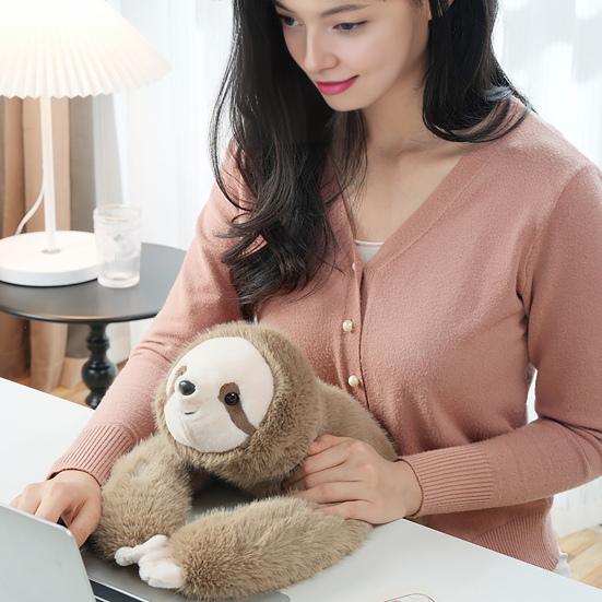 30/45/60CM Weighted Plush Animal Toy Stuffed Panda Dinosaur Sloth Koala Plushie Anxiety Relief Sleep Aid Soft Huggable Pillow