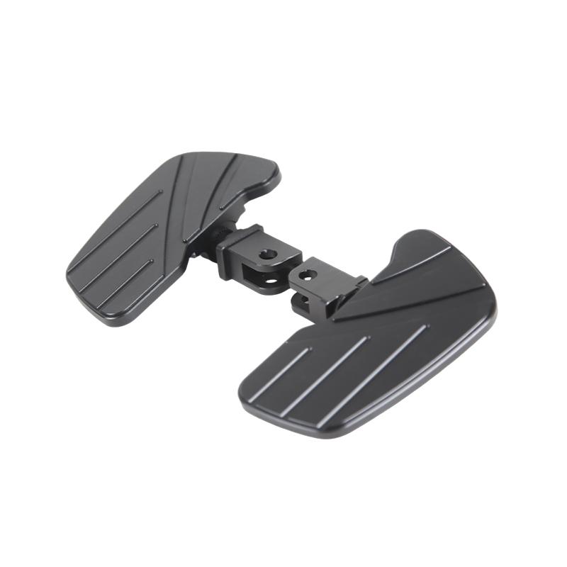 For Haojue TR300 TR 300 Motorcycle Modified With Large Foot Pedal Cruise Car Retro Anti Slip Widened Foot Pedal Accessories чёрный