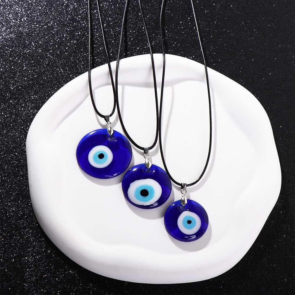 Chain Party Neck Rope Friendship Blue Eye Pendant Choker Necklace for Women Amulet Necklace
