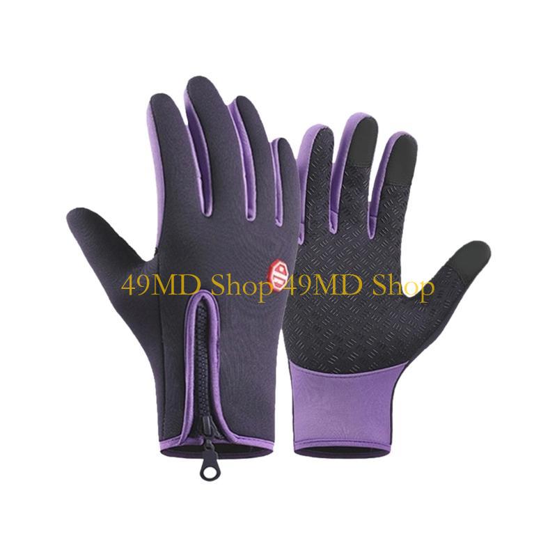 49MD Winter Sports Gloves with Touchable Screen Tips Waterproof Design for Men Women